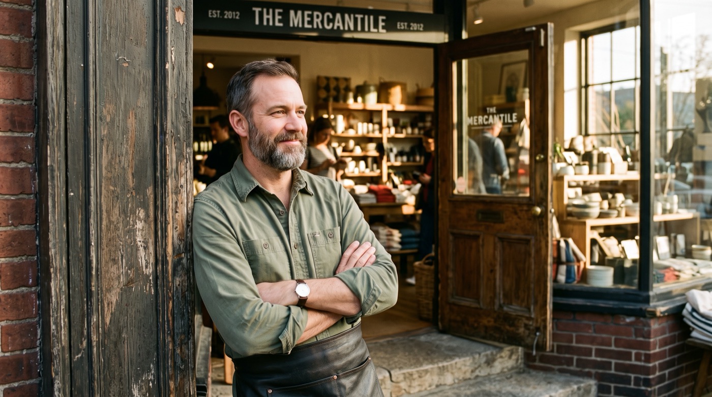 On the tools, hands full — and every customer still gets followed up.